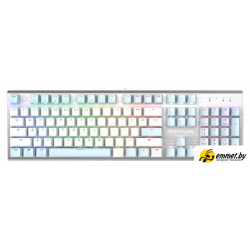 Клавиатура A4Tech Fstyler FS100 Neon (серебристый/голубой)