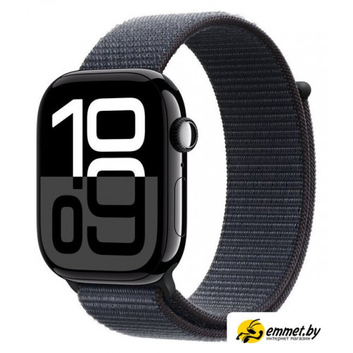 Умные часы Apple Watch Series 10 46 мм (алюминиевый корпус, черный/темно-серый, н