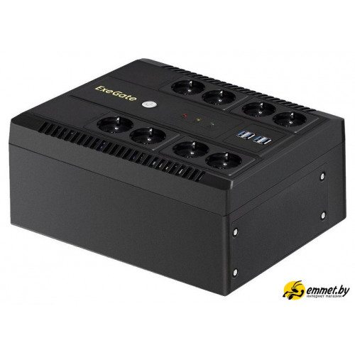 Источник бесперебойного питания ExeGate Neo NNB-1000.LED.AVR.8SH.CH EX293855RUS