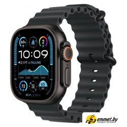 Умные часы Apple Watch Ultra 2 LTE 49 мм (титановый корпус, черный/черный, ремешо