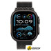 Умные часы Apple Watch Ultra 2 LTE 49 мм (титановый корпус, черный/черный, миланс
