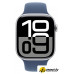 Умные часы Apple Watch Series 10 46 мм (алюминиевый корпус, серебристый/синий, сп
