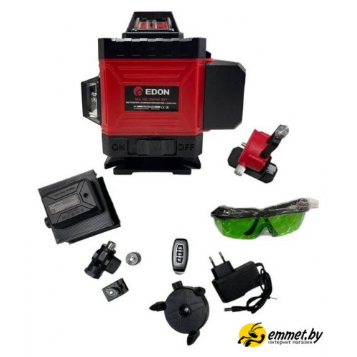 Лазерный нивелир Edon Профи CLL 4D/40FW SET 29780