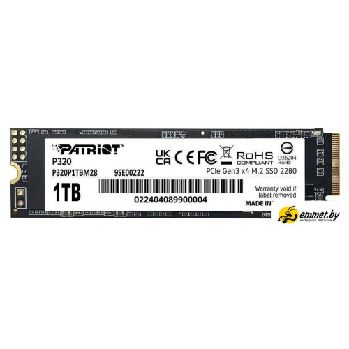 SSD Patriot P320 1TB P320P1TBM28
