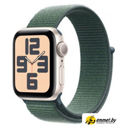 Умные часы Apple Watch SE 2 40 мм (алюминиевый корпус, звездный свет/зеленый, ней
