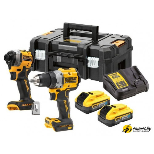 Наборы электроинструментов DeWalt DCK2051H2T (шуруповерт, винтоверт, 2 АКБ, кейс)