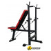 Силовая скамья Calviano 1008 (красный/черный)