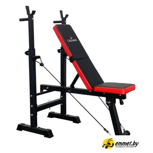 Силовая скамья Calviano 1008 (красный/черный)