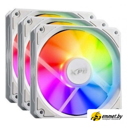 Комплект вентиляторов для корпуса ADATA XPG Vento R 120x3 ARGB PWM (белый)