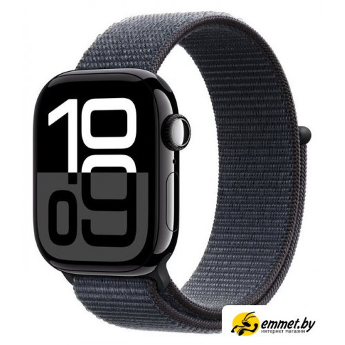 Умные часы Apple Watch Series 10 42 мм (алюминиевый корпус, черный/темно-серый, н