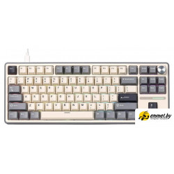 Клавиатура Royal Kludge R87 Pro RGB Half Grey (RK Cream)