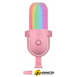 Проводной микрофон Razer Seiren V3 Chroma Quartz Pink