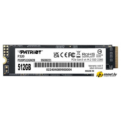 SSD Patriot P320 512GB P320P512GM28