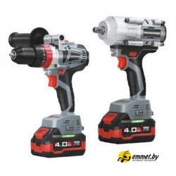 Наборы электроинструментов Profipower ProfiSet-2С18 E0221 (шуруповерт, гайковерт, 2 АКБ, кейс)