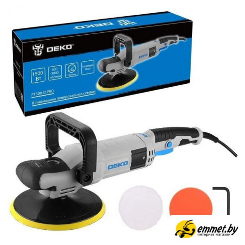 Полировальная машина Deko P1500-D PRO 083-1050
