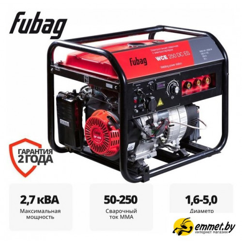 Бензиновый генератор Fubag WCE 250 DC ES 646274 Бензиновый генератор Fubag WCE 250 DC ES 646274