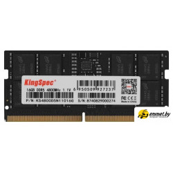Оперативная память KingSpec 16ГБ DDR5 SODIMM 4800 МГц KS4800D5N11016G