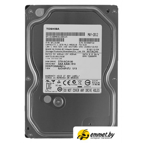 Жесткий диск Toshiba DT01ACA 1TB (DT01ACA100)