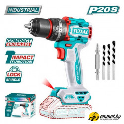 Ударная дрель-шуруповерт Total TIDLI206681 (без АКБ)