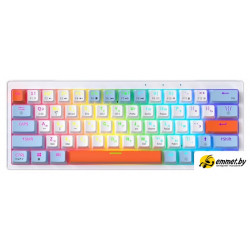 Клавиатура JEGG ZA63 Pro White Blue Orange (TNT Yellow)