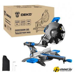 Торцовочная пила Deko DKMS2600W-305 Laser 083-1094