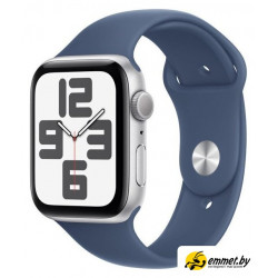 Умные часы Apple Watch SE 2 44 мм (алюминиевый корпус, серебристый/синий деним, с