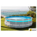 Каркасный бассейн Intex Prism Frame Clearview 26722 (427х107)