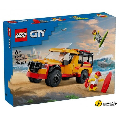 Конструктор LEGO City 60453 Спасательный внедорожник на пляже