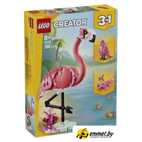 Конструктор LEGO Creator 3 в 1 31170 Розовый Фламинго