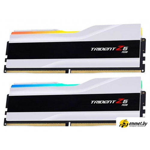 Оперативная память G.Skill Trident Z5 RGB 2x48ГБ DDR5 6000 МГц F5-6000J3036F48GX2-TZ5RW Оперативная память G.Skill Trident Z5 RGB 2x48ГБ DDR5 6000 МГц F5-6000J3036F48GX2-TZ5RW