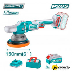 Полировальная машина Total TAPLI20151 (с 1-им АКБ, сумка)