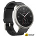 Умные часы Amazfit Active 2 Premium (серебристый, с черным кожаным ремешком)