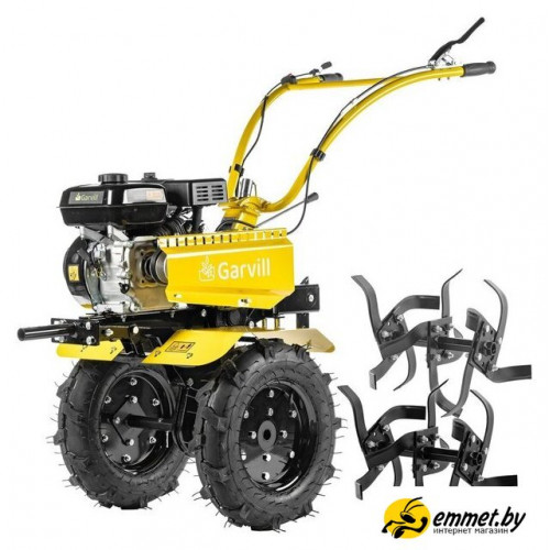 Мотоблок бензиновый Garvill MCP-217K-10 (колеса 4.00-10)
