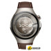Умные часы Huawei Watch 5 46 мм (титановый, с коричневым силиконовым ремешком, меж