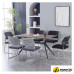 Офисный стул SitUp Sky grey Chrome (сетка Grey/Grey)