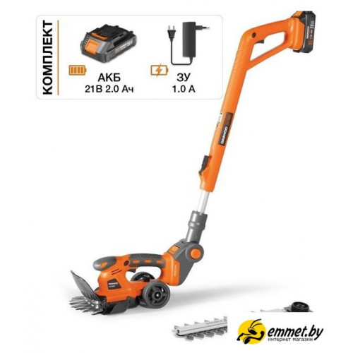 Кусторез + ножницы Daewoo Power DAHT 2521Li Full Set (с 1-им АКБ)