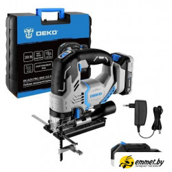 Электролобзик Deko DKJS20 PRO 083-1125 (с 2-мя АКБ, кейс)