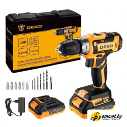 Дрель-шуруповерт Deko Banger 20V ONE+ 083-1109 (с 2-мя АКБ, кейс)