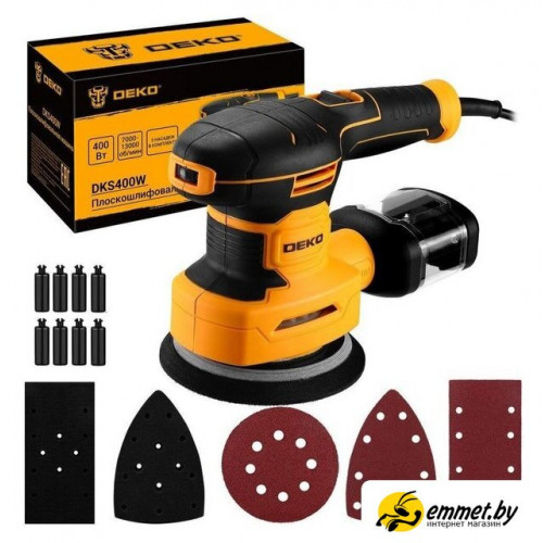 Эксцентриковая шлифмашина Deko DKS400W 085-1058