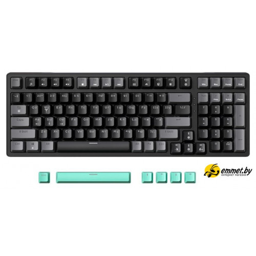 Клавиатура JEGG ZA99 Black Grey Green (TNT Yellow)