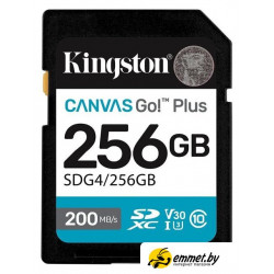 Карта памяти Kingston Canvas Go! Plus SDXC 256GB SDG4/256GB