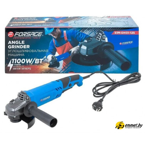 Угловая шлифмашина FORSAGE F-S1M-DH31-125