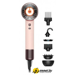 Фен Dyson HD16 Supersonic Nural Curly+Coily (евровилка, керамический розов
