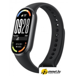 Фитнес-браслет Xiaomi Smart Band 10 (черный, с черным силиконовым ремешком, международ Фитнес-браслет Xiaomi Smart Band 10 (черный, с черным силиконовым ремешком, международ