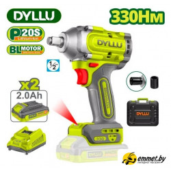 Гайковерт Dyllu DTCD1B33 (с 2-мя АКБ, кейс)