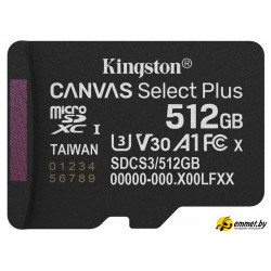 Карта памяти Kingston Canvas Select Plus microSDXC 512GB SDCS3/512GBSP