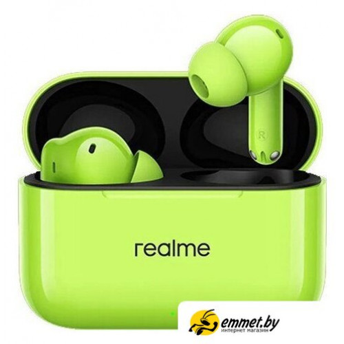 Наушники Realme Buds T200 (зеленый)