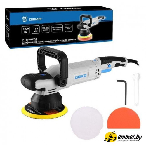 Полировальная машина Deko P-1800W PRO 084-1098