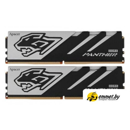 Оперативная память Apacer Panther 2x32ГБ DDR5 6000 МГц AH5U64G60C6227BAA-2 Оперативная память Apacer Panther 2x32ГБ DDR5 6000 МГц AH5U64G60C6227BAA-2