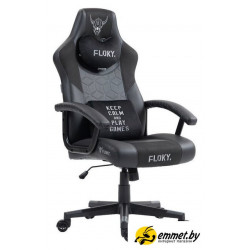 Игровое (геймерское) кресло FLOKY Huginn Black (черный)